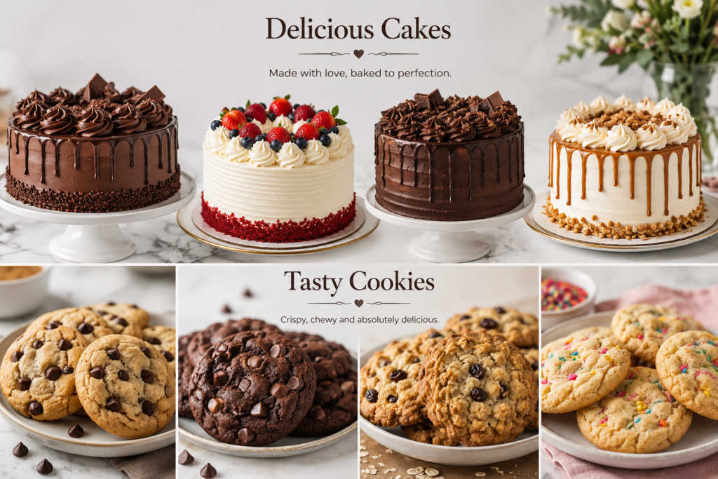 Menu Cake shop near me for birthday at GS Bakery